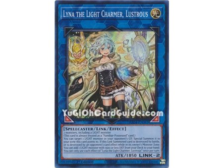Lyna the Light Charmer, Lustrous (Quarter Century Secret Rare)
