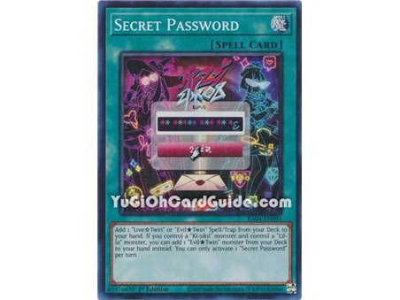 Secret Password (Secret Rare) 