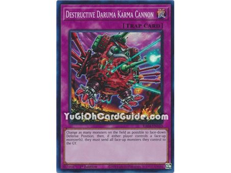 Destructive Daruma Karma Cannon (Platinum Secret Rare)