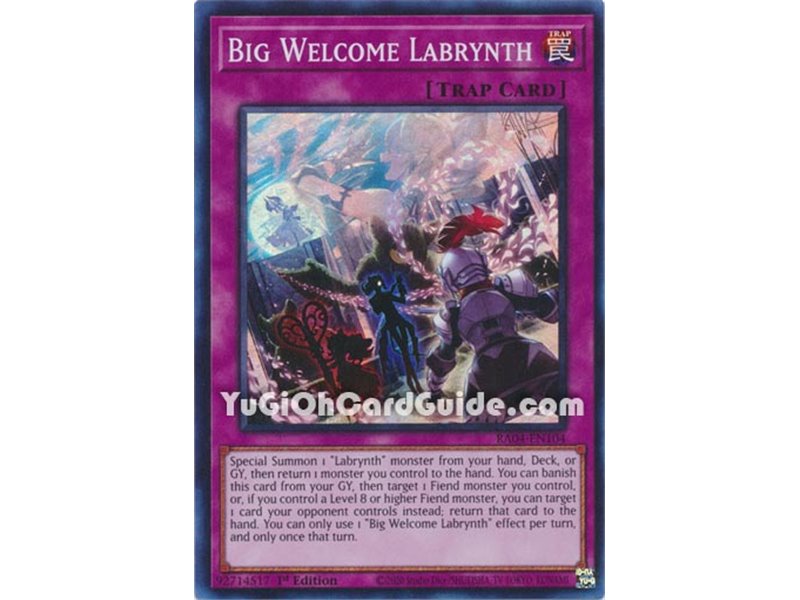 Big Welcome Labrynth (Secret Rare) 