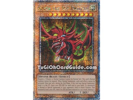Slifer the Sky Dragon (Quarter Century Secret Rare)