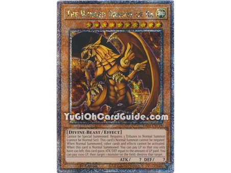 The Winged Dragon of Ra (Platinum Secret Rare)