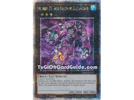 Number 30: Acid Golem of Destruction (Platinum Secret Rare)