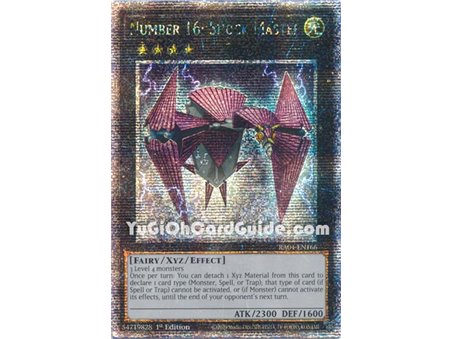 Number 16: Shock Master (Quarter Century Secret Rare)