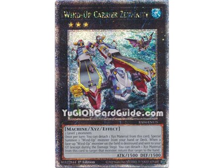 Wind-Up Carrier Zenmaity (Platinum Secret Rare)