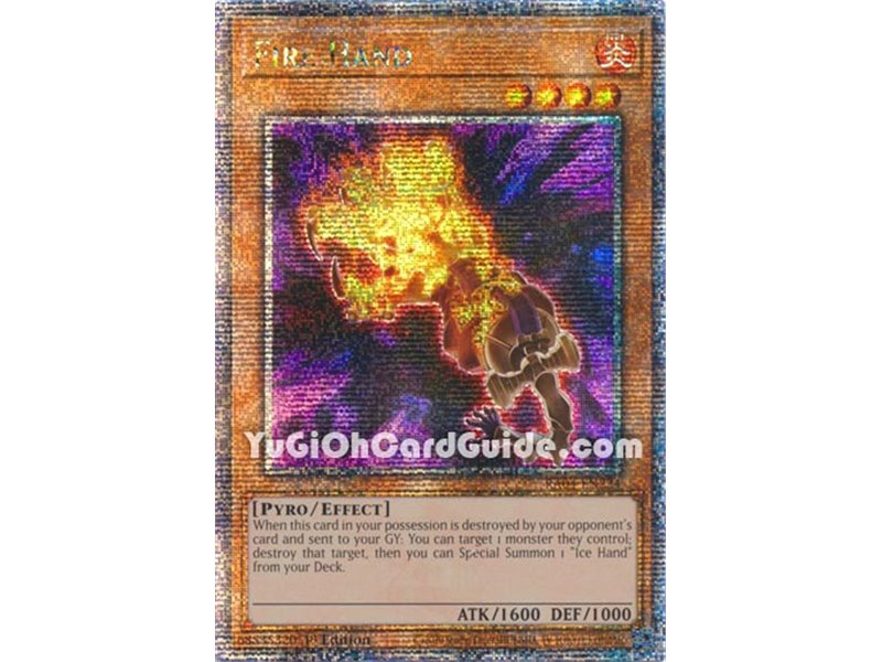 Fire Hand (Platinum Secret Rare)