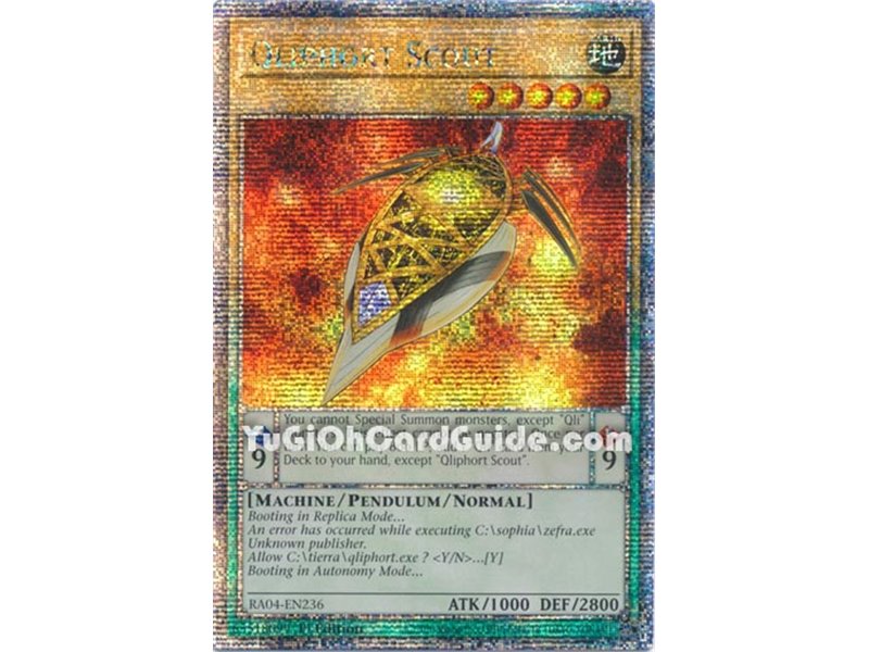 Qliphort Scout (Platinum Secret Rare)