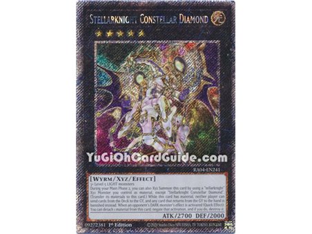 Stellarknight Constellar Diamond (Quarter Century Secret Rare)