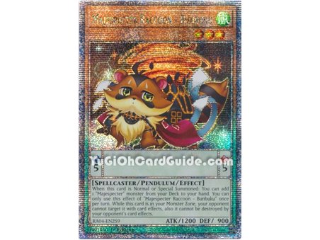 Majespecter Raccoon - Bunbuku (Quarter Century Secret Rare)