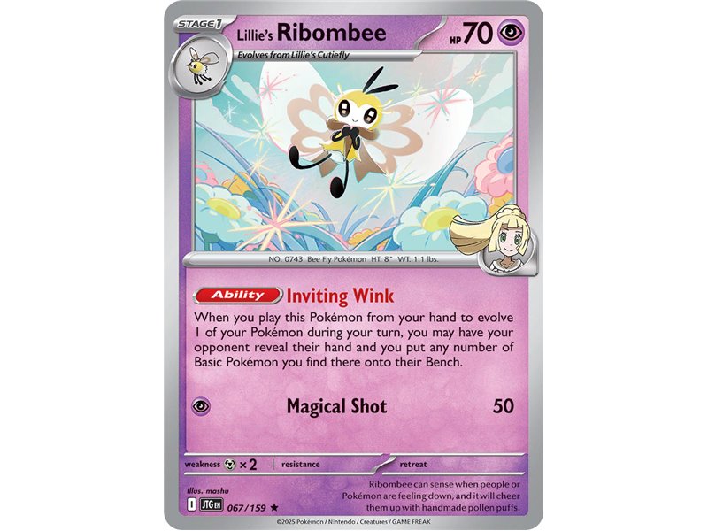 Lillie's Ribombee (Rare/Holofoil)