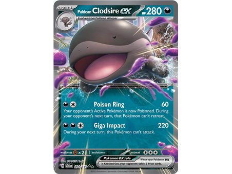 Paldean Clodsire ex (Double Rare)