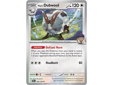 Hop's Dubwool (Rare/Holofoil)