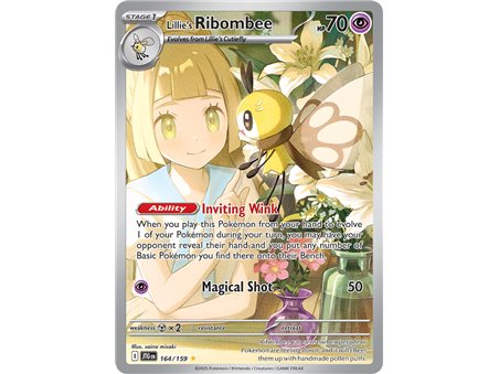 Lillie's Ribombee (Illustrario Rare)