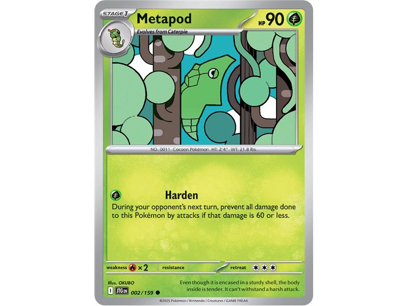 Metapod (Common/Reverse Holofoil)