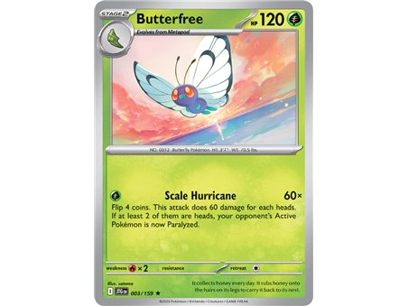Butterfree (Rare/Reverse Holofoil)