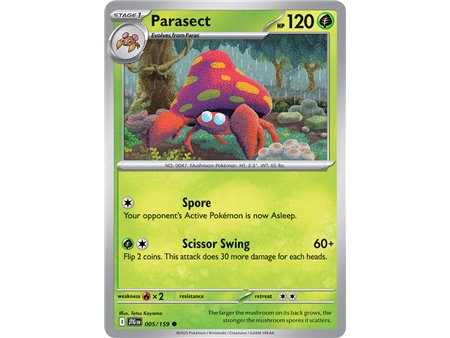 Parasect (Common/Reverse Holofoil)