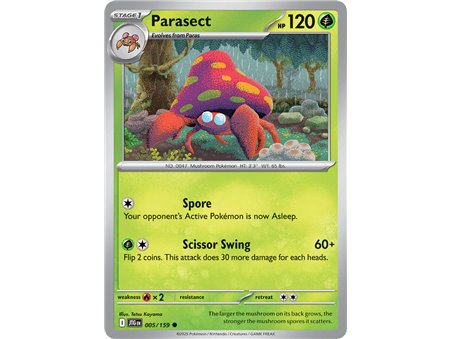 Parasect (Common/Reverse Holofoil)