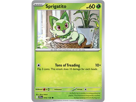 Sprigatito (Common/Reverse Holofoil)