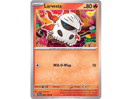 Larvesta (Common/Reverse Holofoil)
