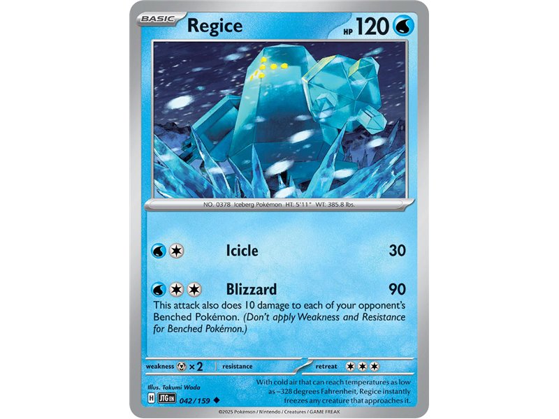 Regice (Uncommon/Reverse Holofoil)