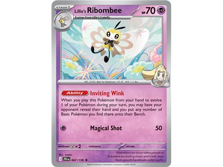 Lillie's Ribombee (Rare/Reverse Holofoil)