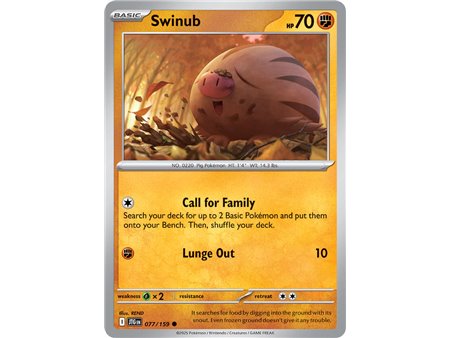 Swinub (Common/Reverse Holofoil)