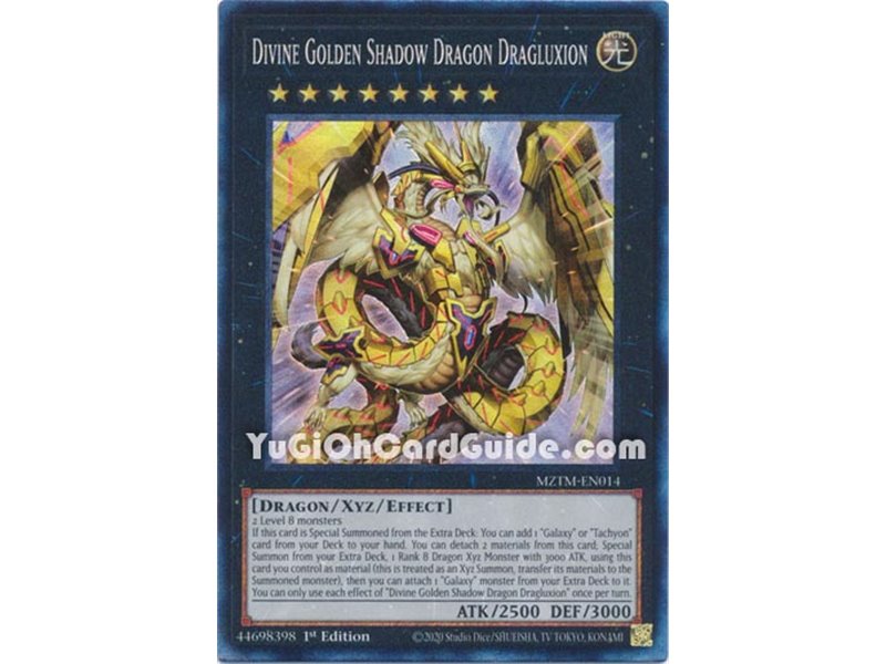 Divine Golden Shadow Dragon Dragluxion (Ultra Rare)