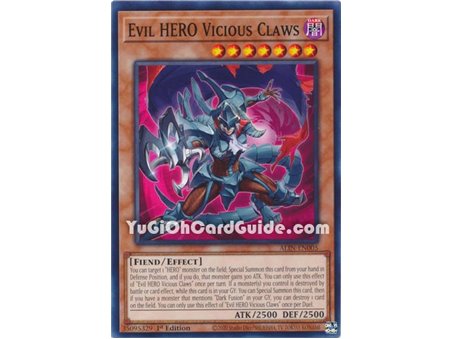 Evil HERO Vicious Claws (Common)
