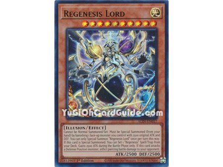Regensis Lord (Quarter Century Secret Rare)