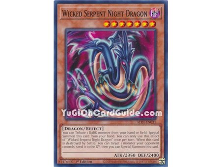 Wicked Serpent Night Dragon (Common)