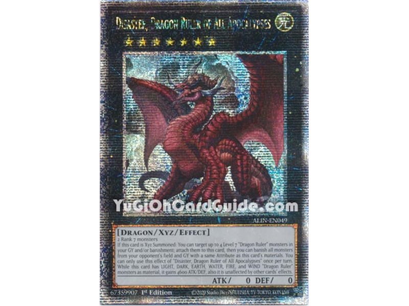 Disaster, Dragon Ruler of All Apocalypses (Ultra Rare)