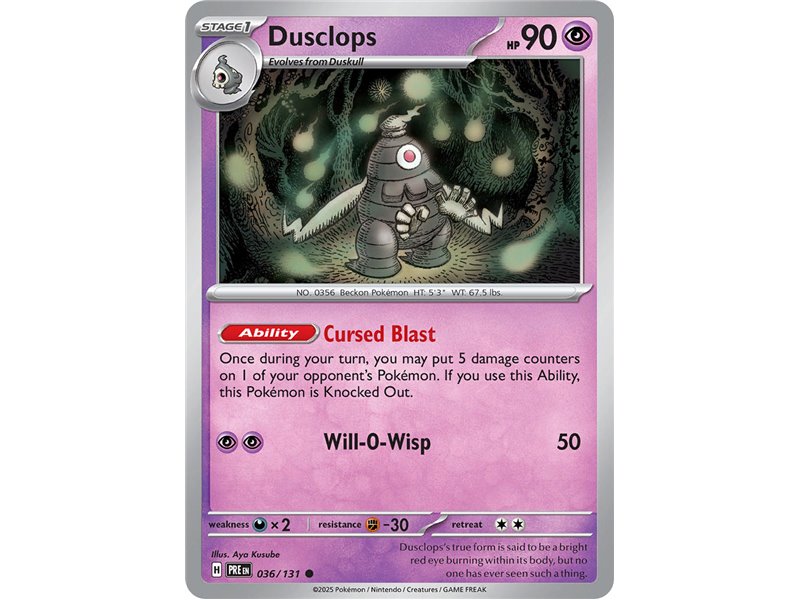 Dusclops (Master Ball Pattern)