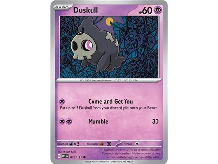 Duskull (Master Ball Pattern)