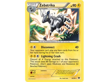 Zebstrika (Rare/Reverse Holofoil)