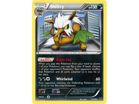 Shiftry (Rare/Reverse Holofoil)
