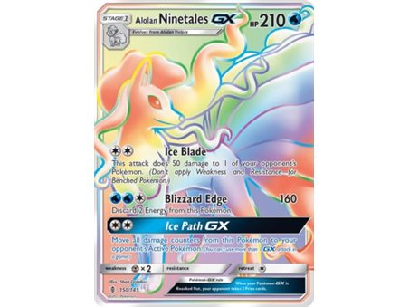 Alolan Ninetales GX (Secret Rainbow Rare)