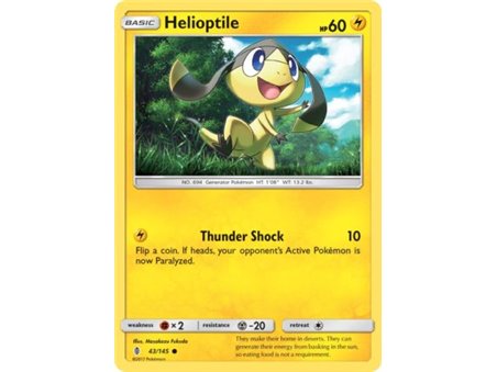 Helioptile (Common/Reverse Holofoil) 