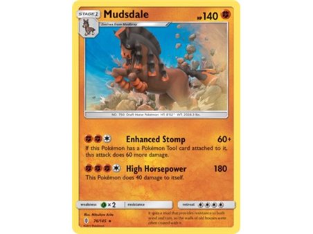 Mudsdale (Rare/Reverse Holofoil) 
