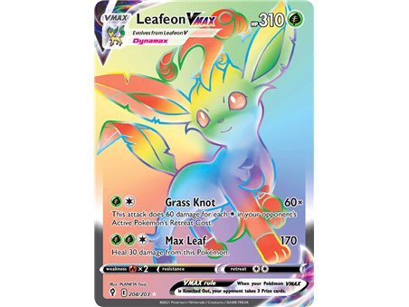 Leafeon VMAX (Rainbow Secret Rare)