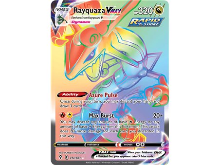 Rayquaza VMAX (Rainbow Secret Rare)