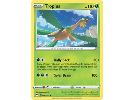 Tropius (Rare/Reverse Holofoil) 