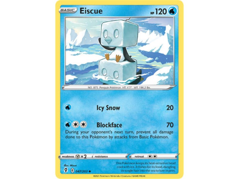 Eiscue (Uncommon/Reverse Holofoil)