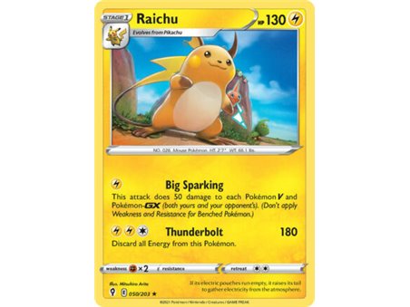 Raichu (Rare/Reverse Holofoil)