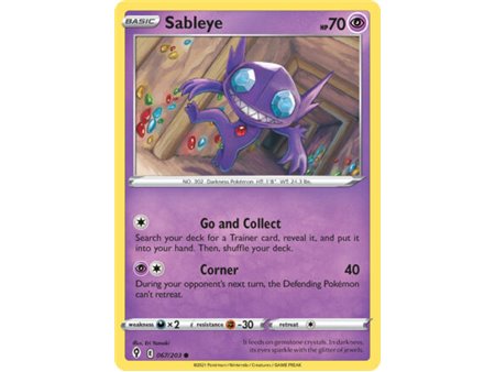 Sableye (Common/Reverse Holofoil)