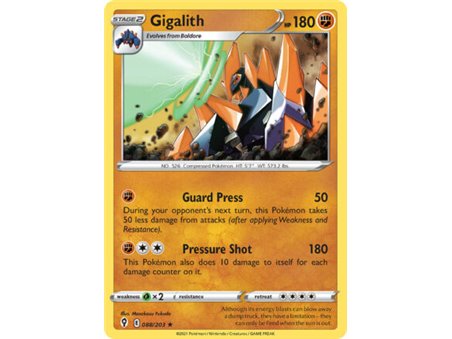 Gigalith (Rare/Reverse Holofoil)