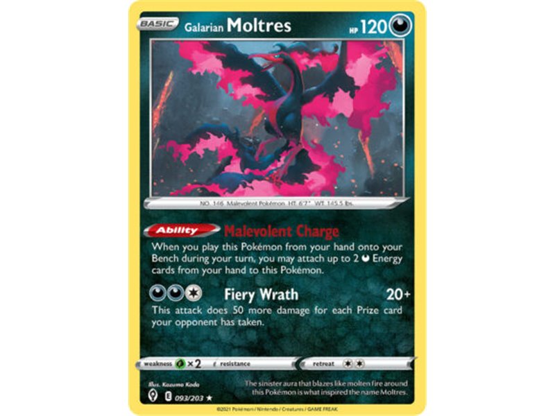Galarian Moltres (Rare/Reverse Holofoil)
