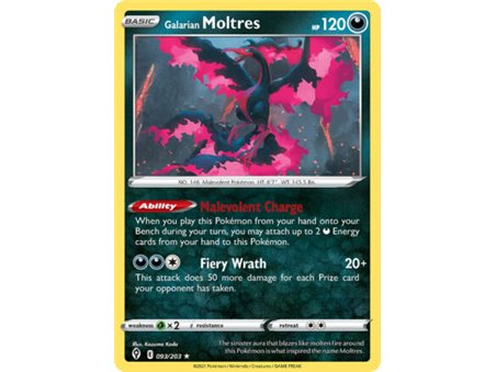 Galarian Moltres (Rare/Reverse Holofoil)