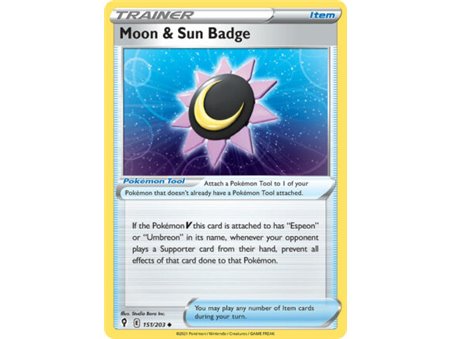 Moon & Sun Badge (Uncommon/Reverse Holofoil)