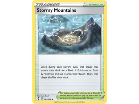 Stormy Mountains (Uncommon/Reverse Holofoil) 