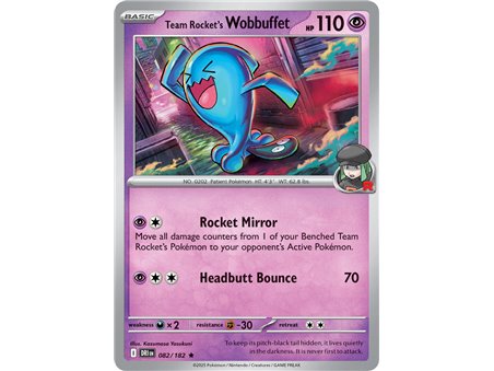 Team Rocket's Wobbuffet (Rare Holofoil)
